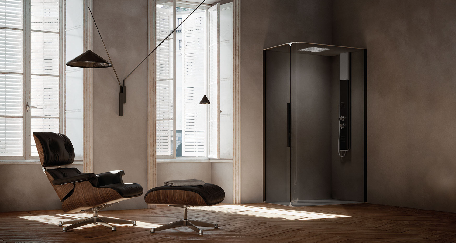 Bobox, innovative shower enclosure with a minimal design