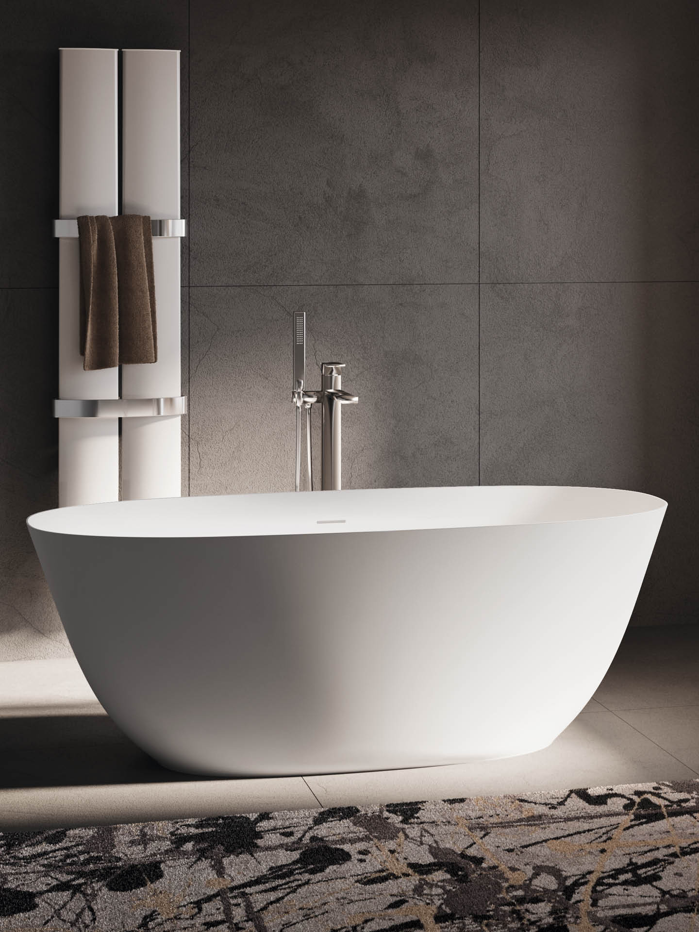 VASCA DA BAGNO CENTRO STANZA FREESTANDING STILE MODERNO