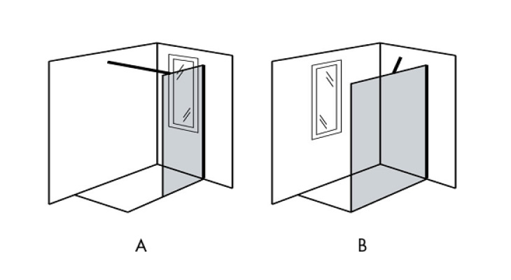 Esempi di soluzioni critiche box doccia con finestra