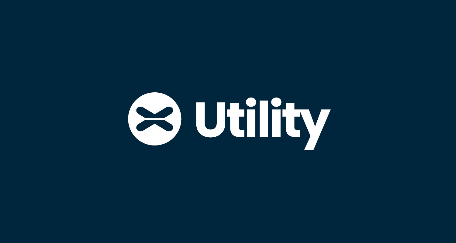 Logo X.utility Relax su sfondo blu