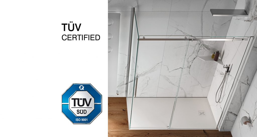 Tutti i box doccia di qualità Relax sono certificati completamente TÜV SUD. Scopri di più sul processo di certificazione.