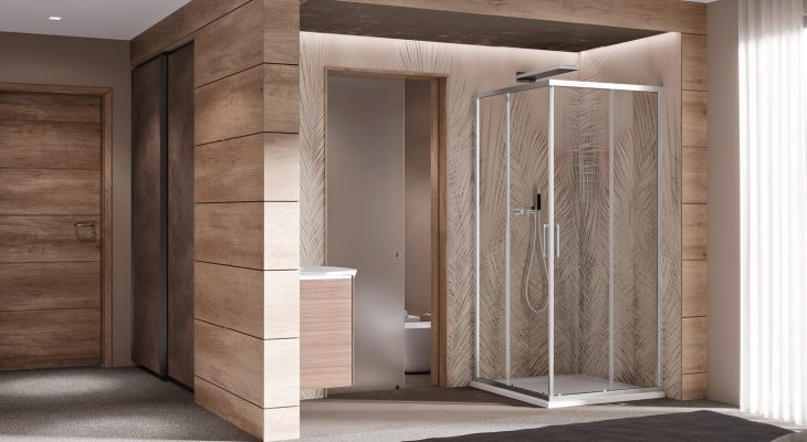 Smart A+A shower enclosure 6 mm glass thickness
